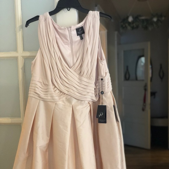Adrianna Papell Blush Cocktail Dress - Picture 3 of 5